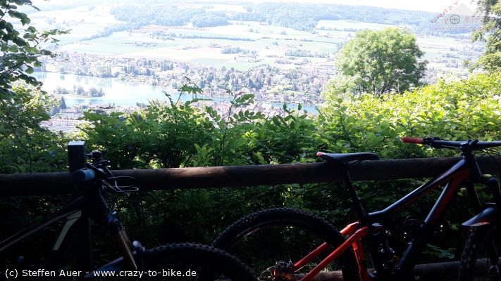 Trailbiken am Hohenklingen, Wolkenstein und Schienerberg