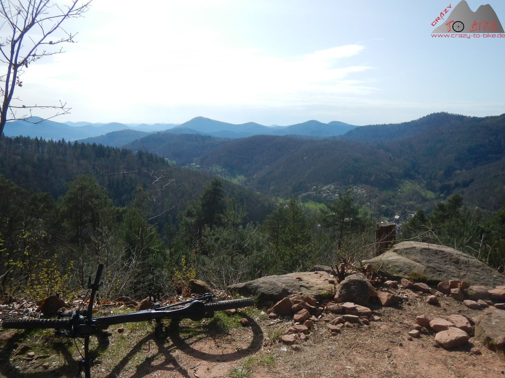 Trailbiken in der Pfalz (Ostern 2024)