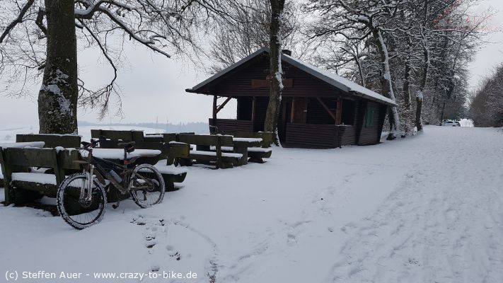 Närrischer Wintereinbruch läd zum Biken ein