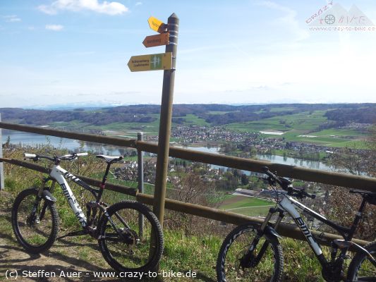 Trailbiken Schienerberg: Über den Hohenklingen, Wolkenstein und Herrentisch nach Bankholzen 