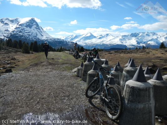 Trailbiken auf den 3-Länder-Enduro-Trails Nauders und Reschen