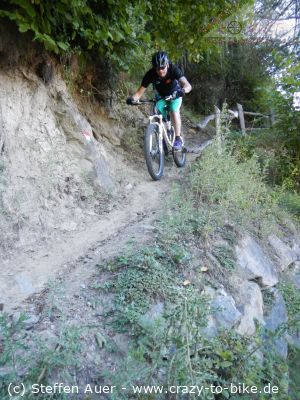Trailbiken Vinschgau: Am Sonnenberg